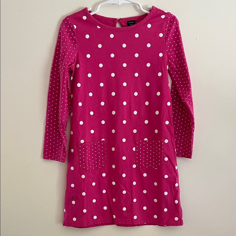 GAP Polka Dot Pink Kids Dress